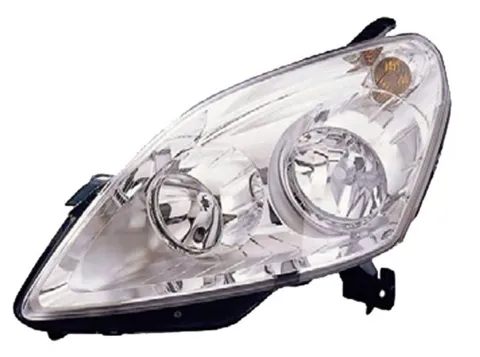 Phare Optique avant gauche pour OPEL ZAFIRA B ph. 2 2008-2011, H7+H1, Neuf