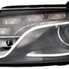 Phare Optique avant gauche pour AUDI Q5 I ph. 1 2008-2012, XENON DS3, feu de jour à led, Neuf
