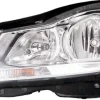 Phare Optique avant gauche pour MERCEDES (W204) CLASSE C COUPE' depuis 2011, H7+H7, Corps chromé