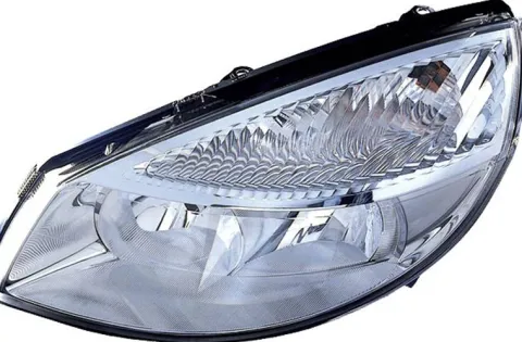 Phare Optique avant gauche pour RENAULT SCENIC II phase 1, 2003-2006, H7+H1, Neuf