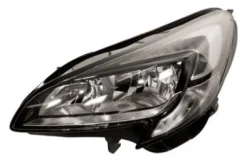 Phare Optique avant gauche pour OPEL CORSA E 2015-2019, H7+H7, avec feu diurne à LED, Neuf