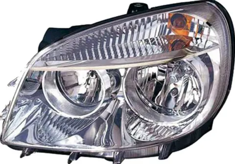 Phare Optique avant gauche pour FIAT DOBLO I phase 2, 2006-2010, H7+H1, Neuf