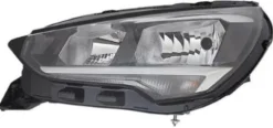 Phare Optique avant gauche pour OPEL CORSA F 2019-2023, H7+H15+PY24W, Neuf