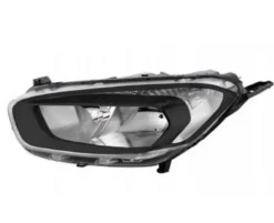 Phare Optique avant gauche pour FORD TOURNEO COURIER 2013-2017, avec moteur, cadre noir, Neuf