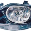 Phare Optique avant gauche pour SEAT IBIZA IV phase 1, 2008-2012, H4, fond noir, Neuf