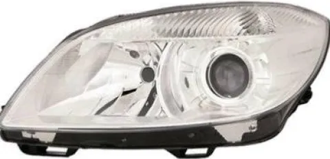Phare optique avant gauche électrique pour SKODA ROOMSTER 2010-2015, H7, 2 paraboles avec moteur électrique, Neuf