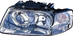 Phare Optique avant gauche pour AUDI A3 I phase 2, 2000-2003, H7+H1, Neuf
