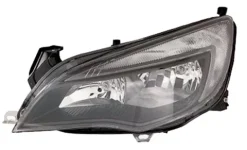 Phare Optique avant gauche pour OPEL ASTRA J 2012-2016, H7+H7, Corps Noir