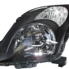 Phare Optique avant gauche pour SUZUKI SWIFT, 2005-2010, H4, corps noir, Neuf