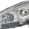 Phare Optique avant gauche pour PEUGEOT 208 phase 1, 2012-2015, H7+H7, à Led, Neuf