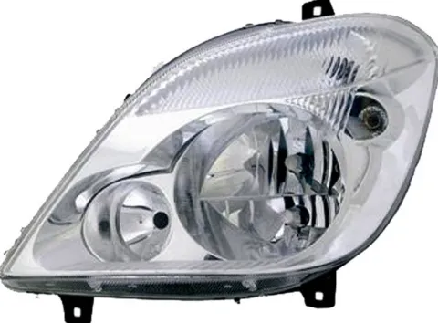 Phare Optique avant gauche pour MERCEDES SPRINTER II (W906) 2006-2013, H7+H7+H7, Neuf
