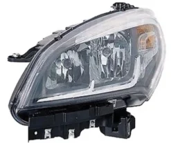 Phare Optique avant gauche pour FIAT DOBLO II phase 2 2015-2022, H7+H7, Neuf