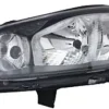 Phare Optique avant gauche pour FORD FIESTA VI phase 2 , 2013-2016 H7+H15, fond noir, Neuf