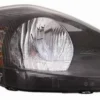 Phare Optique avant droit pour FIAT GRANDE PUNTO depuis 06/2008, avec parabole noire, connecteurs violets,H4, Neuf