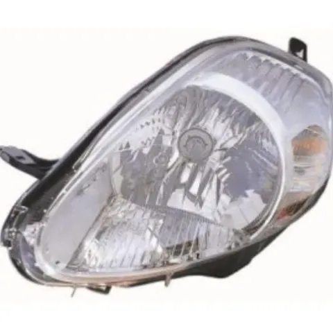 Phare Optique avant gauche pour FIAT GRANDE PUNTO depuis 06/2008, H4, chromé, Neuf