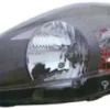 Phare Optique avant gauche pour FIAT GRANDE PUNTO, 2005-2008, H4, noir, Neuf