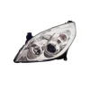 Phare optique gauche H1+H7 avec corps chromé pour OPEL VECTRA D de 2005 à 2008, Neuf