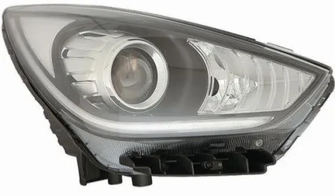 Phare Optique électrique avant droit à LED pour KIA NIRO 2016-2019, HB3-PY21W, fond noir, Neuf
