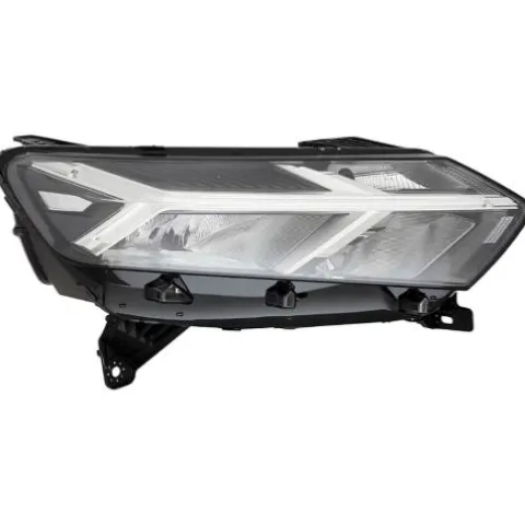 Phare Optique électrique avant droit à LED pour DACIA SANDERO STEPWAY III phase 1 depuis 2021, H7+PY21W, avec feu diurne, profils chromés, Neuf