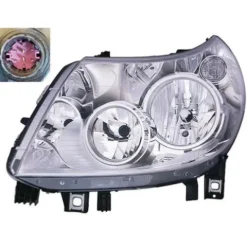 Phare Optique électrique avant gauche pour FIAT DUCATO 3 phase 1, 2011-2014, H7+H15+PY21, avec feu diurne, 8 pins, Neuf