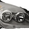 Phare Optique électrique avant droit pour OPEL ASTRA H 2004-2007, H7+H1, corps noir, Neuf