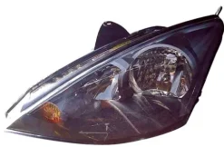 Phare optique électrique avant gauche pour FORD FOCUS I phase 2, 2001-2004, H7+H1, fond noir, Neuf
