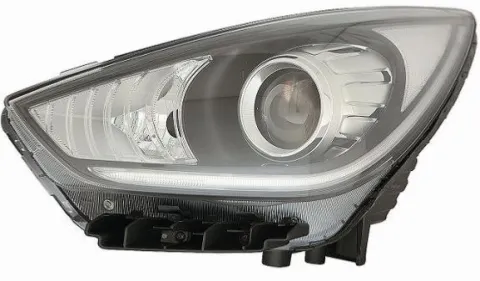 Phare Optique électrique avant gauche à LED pour KIA NIRO 2016-2019, HB3-PY21W, fond noir, Neuf