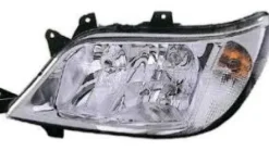 Phare Optique électrique avant gauche pour MERCEDES SPRINTER I (W901-W905) 2002-2006, Hella, Neuf