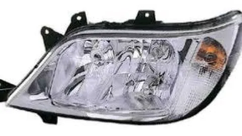 Phare Optique électrique avant gauche pour MERCEDES SPRINTER I (W901-W905) 2002-2006, Hella, Neuf