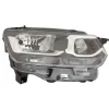 Phare Optique électrique supérieur avant droit pour FIAT DOBLO III phase 1 depuis 2022, H7+H1, Neuf