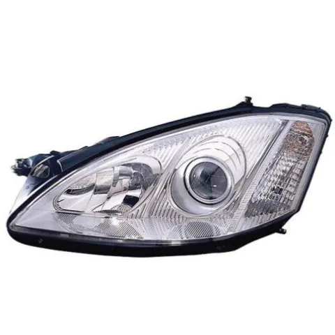 Phare optique manuel avant gauche pour MERCEDES CLASSE S, 2005-2009 (W221), H7+H9, Neuf