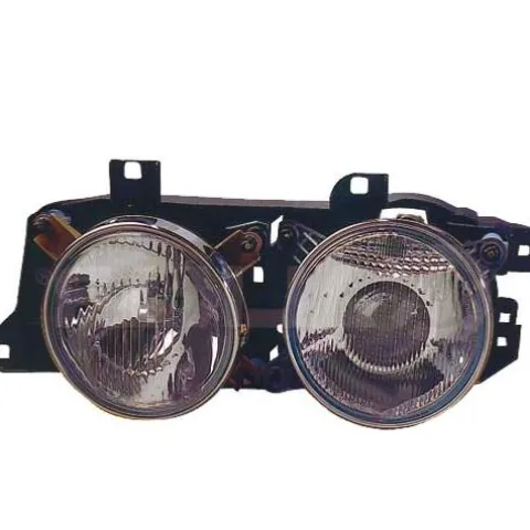 Phare optique manuel avant gauche pour BMW Serie 5 E34 1988-1995, H1+H1, Neuf