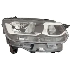 Phare Optique supérieur avant droit pour CITROËN BERLINGO III ph.1 2018-2024, H7+H1, électrique,