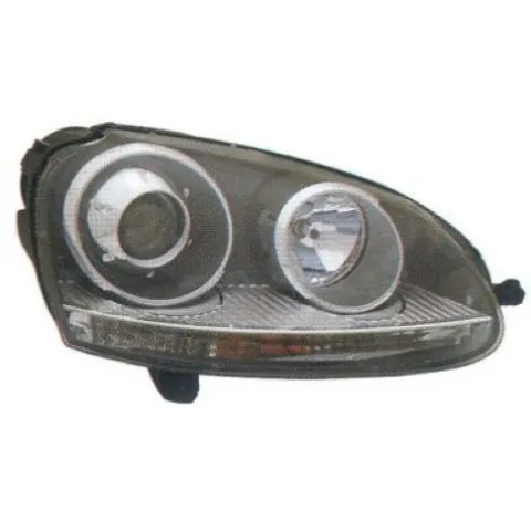 Phare Optique xenon électrique avant gauche pour VOLKSWAGEN V GOLF GTI-GTD-R 2004-2009 avec moteur, Neuf