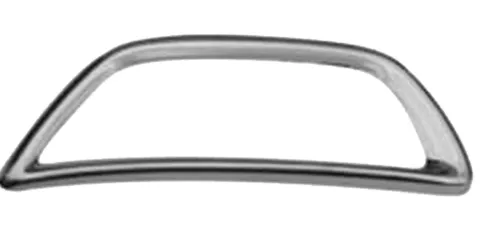 Profil grille de calandre pour RENAULT CAPTUR, 2013-2017, Droit, chromé, Neuf