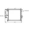 Radiateur de refroidissement moteur pour BMW Serie 3 E36 1990-1998, OEM: 17111728907, Neuf