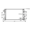 Radiateur de refroidissement moteur pour MERCEDES SPRINTER II ph.1 2006-2013 (W906), OEM: 2E0121253, Neuf