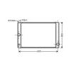 Radiateur de refroidissement moteur pour TOYOTA COROLLA 2004-2007, OEM: 164000N060, Neuf