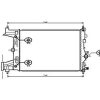 Radiateur de refroidissement moteur pour OPEL ASTRA J 2010-2012, OEM: 13267652, Neuf