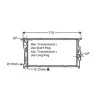 Radiateur de refroidissement moteur pour BMW Serie 1 E87 2004-2007, OEM: 17117788903, Neuf