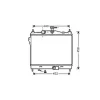 Radiateur de refroidissement moteur pour HYUNDAI GETZ ph.2 2006-2009, OEM: 253101C600, Neuf