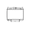 Radiateur de refroidissement moteur pour NISSAN X-TRAIL 2001-2007, OEM: 214108H800, Neuf