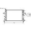 Radiateur de refroidissement moteur pour OPEL ASTRA H 2004-2007, OEM: 1300265, Neuf