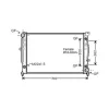 Radiateur de refroidissement moteur pour AUDI A6 II ph.1 1997-2001, OEM: 4B0121251R, Neuf