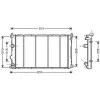 Radiateur de refroidissement moteur pour NISSAN INTERSTAR ph.2 depuis 2003, OEM: 7701057120, Neuf