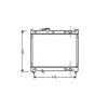 Radiateur de refroidissement moteur pour SUZUKI VITARA 1988-1998, OEM: 1770085C01, Neuf