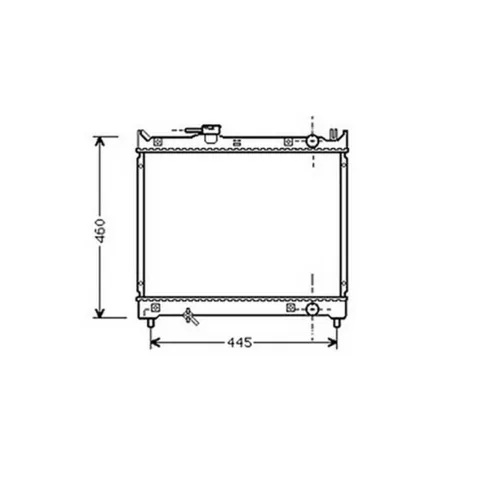 Radiateur de refroidissement moteur pour SUZUKI VITARA 1988-1998, OEM: 1770085C01, Neuf