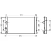Radiateur de refroidissement moteur pour NISSAN INTERSTAR ph.1 1999-2003, OEM: 4403216, Neuf