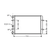 Radiateur de refroidissement moteur pour AUDI A3 I ph.1 1996-2000, OEM: 1J0121253H, Neuf