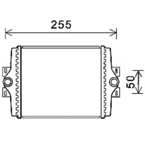 Radiateur de refroidissement moteur pour BMW Serie 1 F20-F21 2011-2015, OEM: 17117628057, Neuf